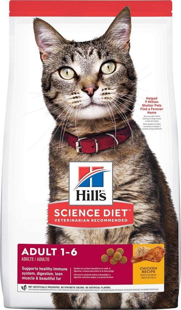 Wet and Dry Hills Science Diet Cat Food