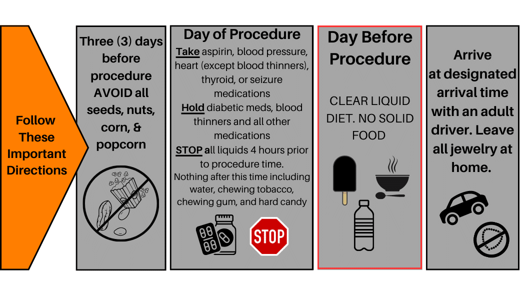 Colonoscopy Diet Image