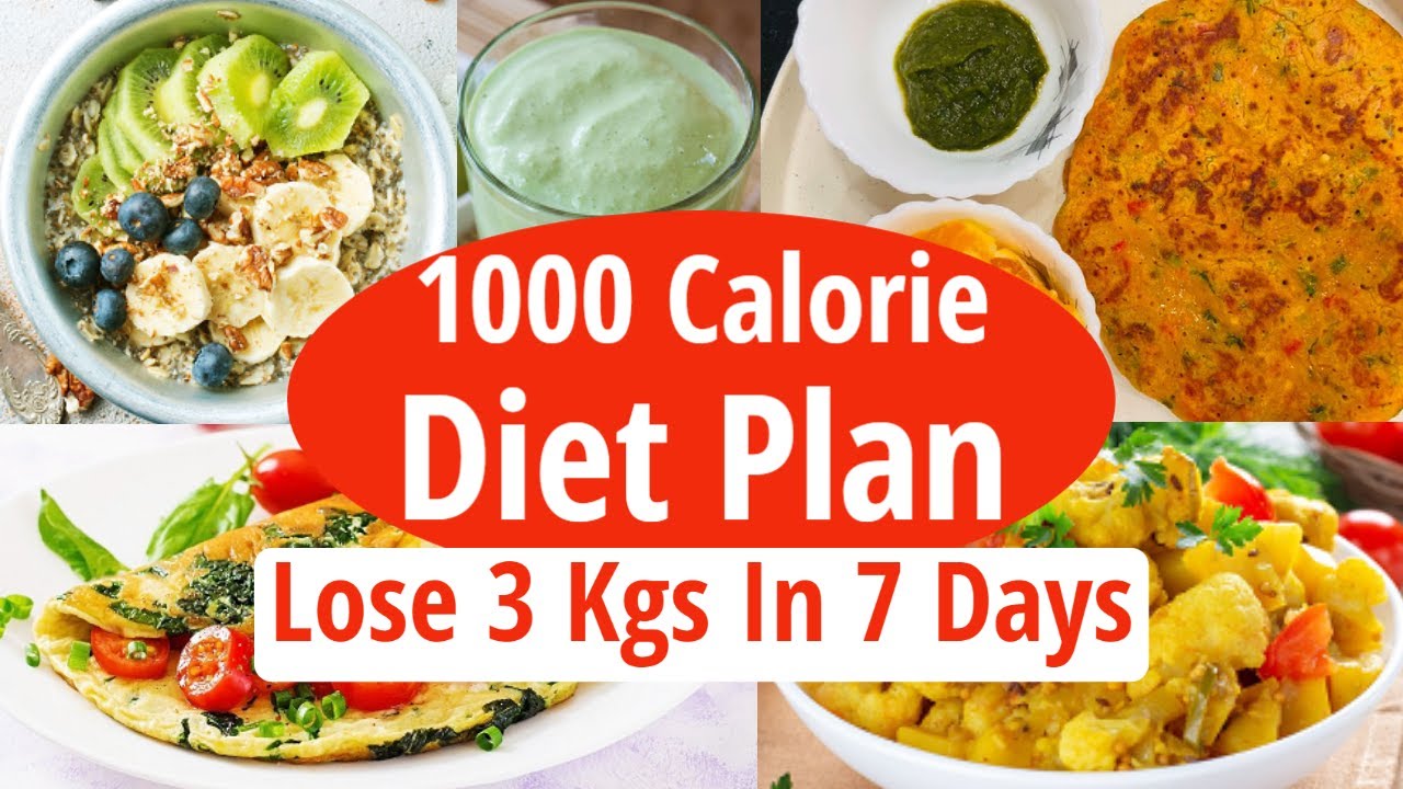 Healthy 1000 Calorie Diet Meals